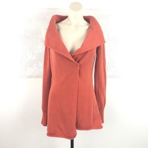 {Anthro} Sparrow Orange Small Back Bow Cardigan